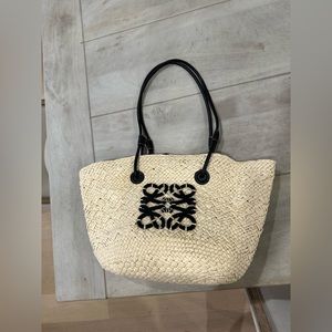 LOEWE anagram basket bag straw bag
